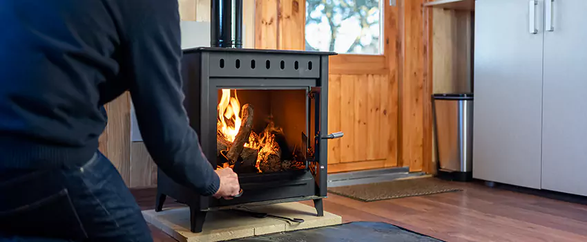 Open Hearth Wood Fireplace Installation in Wilmington, NC