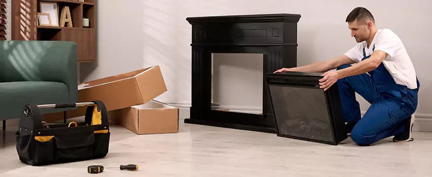 Old Rusted Metal Fireplace Repair And Replacement in Wilmington, NC